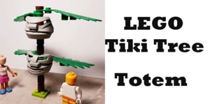 LEGO Totem Pole Tiki Vacation Island Palm Tree Native Mask Carved Hawaii Memory - Picture 1 of 2