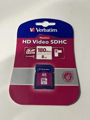 Verbatim 8 GB HD Video Card SDHC - Image 1 of 2