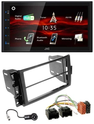 JVC USB Bluetooth MP3 DAB 2DIN Autoradio für Chevrolet Corvette 05-13 Uplander 0 - Bild 1 von 4