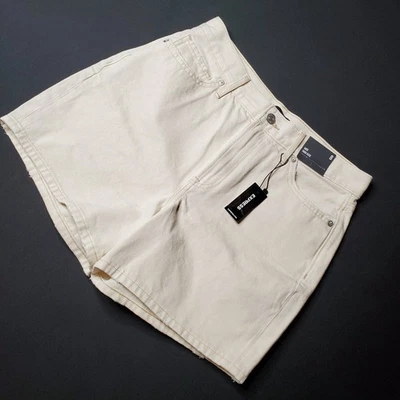 Express женщин размер 8 новый с Ярлыками Midi Jean шорты высоты бежевый 05876175 - Изображение 1 из 4