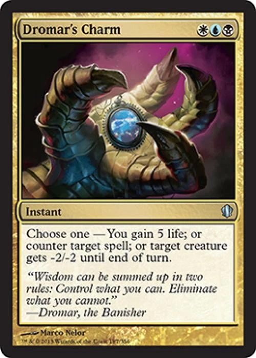 Dromar's Charm - Medium Play MTG Commander 2013 Edition - Image 1 of 1