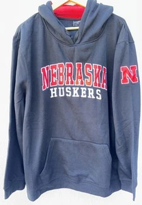 Colosseum Nebraska Cornhuskers Embroidered Hoodie 2X NWT MSRP $65 - Picture 1 of 7