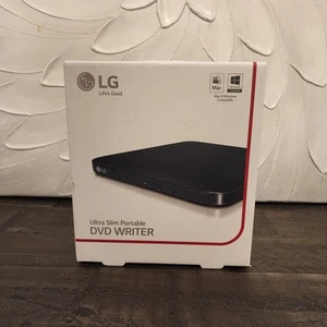 Neu VERSIEGELT LG Ultra Slim tragbarer USB externer DVD Brenner Brenner KOSTENLOSER VERSAND - Bild 1 von 4