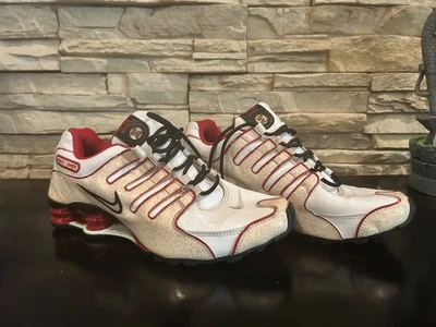 Vintage  Nike Shox Superfly Women Sz 7.5 Men Sz 6 -  311137-112 White Red 2008 - Image 1 of 4