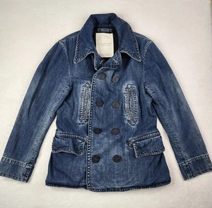 Ralph Lauren RL Denim & Supply Abrigo Azul Guisante Chaqueta Denim Para Hombre Mediana De Colección - Imagen 1 de 9