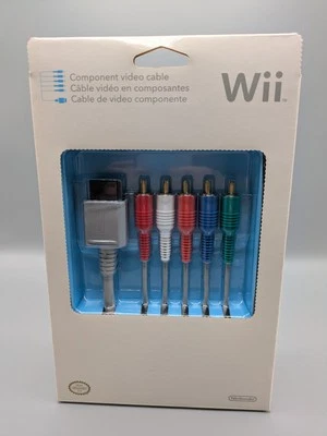 Nintendo Wii - Official OEM Component Video Audio Cable - New/Sealed - Image 1 of 4