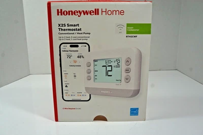Honeywell X2S Smart Thermostat RTH2CWF Conventional/Heat Pump WiFi OPEN BOX - Image 1 of 3