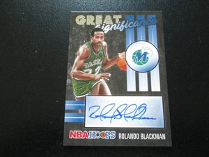 ROLANDO BLACKMAN 2020-21 NBA HOOPS GREAT SIGNIFICANCE AUTOGRAPHED CARD # GS-RBL - Picture 1 of 3
