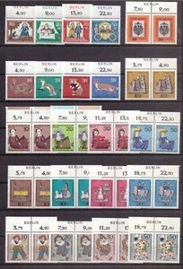 G012) Berlin nice lot upper margin with Berlin additional print mint - Picture 1 of 1