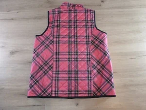 Jingle Belles by Kim Gravel Women's Reversibelle Vest Fuschia M Blue/Pink NWOT - Picture 1 of 10