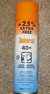 Ambersil 40 Plus+ Multi-Purpose Oil 500ml - Picture 1 of 1
