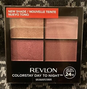 NEW/Sealed Revlon ColorStay Day To Night Eyeshadow Quad #575 Exquisite - Picture 1 of 3