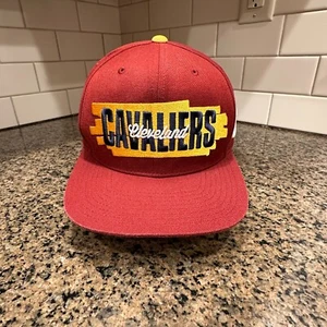 Cleveland Cavaliers Mitchell & Ness Cap Men One Size Red Snapback Basketball Hat - Picture 1 of 9