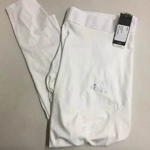 ADIDAS ALPHASKIN Techfit Compression Pants White New with Tags Mens Size 3XL - Picture 1 of 6