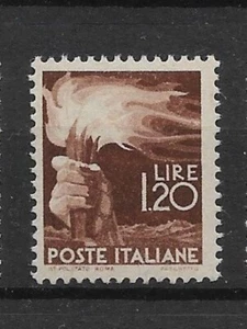 ITALY REPUBLIC 1945 Democratic Series 1.20 Lire - MNH** - Picture 1 of 1
