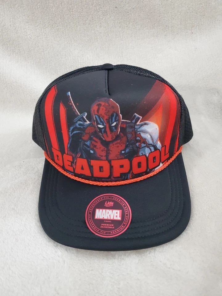 Bioworld Deadpool and Wolverine Trucker Hat Snapback Cap Marvel