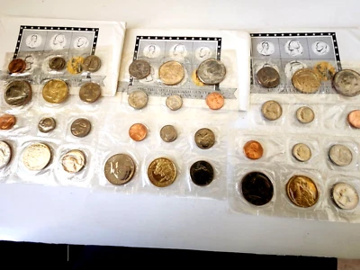 1986 United States Mint Uncirculated Coin Set with D and P Mint Marks LOT of 3 - Image 1 of 4