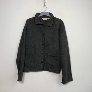 Eddie Bauer Women's Fleece Jacket Grey Size L - Picture 1 of 5