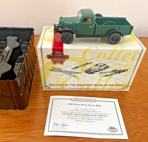 1995 MATCHBOX COLLECTIBLES 1946 DODGE POWER WAGON WDX YTCO2-M with COA in BOX - Picture 1 of 7