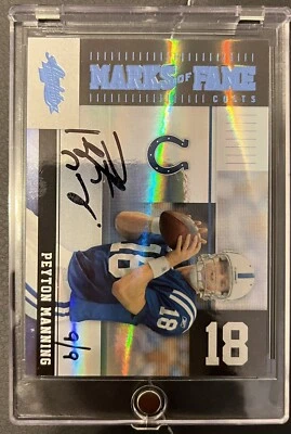 2010 Panini Absolute Memorabilia - Marks of Fame Spectrum #18 Peyton Manning 9/9 - Image 1 of 3