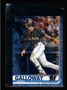ISAAC GALLOWAY 2019 TOPPS SERIES TWO #683 ROOKIE MINI BLUE PARALLEL #/10 AY8391