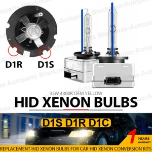 2PCS NEW OEM D1S 4300K 85415 85410 66140 66144 HID XENON HEADLIGHT BULBS SET - Picture 1 of 13