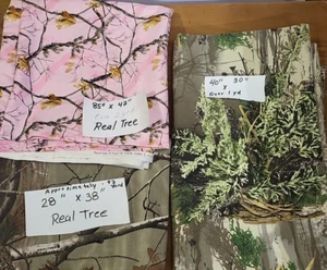 Lot of 3 Camouflage Material 2 are Realtree Twill - Picture 1 of 4
