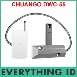 CHUANGO DWC-55 WIRELESS ROLLER OR TILT DOOR SENSOR REED SWITCH FOR HOME SECURITY - Picture 1 of 2