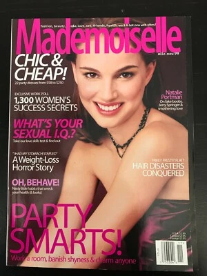 NATALIE PORTMAN MADEMOISELLE MAGAZINE - Nov 1999 - THOR - AVENGERS - BLACK SWAN Foto 1 de 2