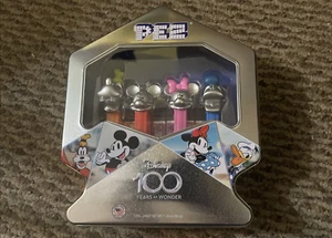 100 Year Anniversary Disney Platinum Pez Dispensers new in tin! - Picture 1 of 2