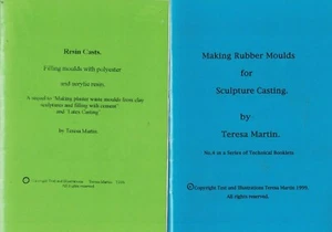 making rubber moulds for sculpture casting + RESIN CASTS by teresa martin 1998/9 - Picture 1 of 1