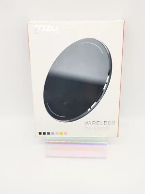 Wireless Fast Charger Charging Pad TOZO W1 LED Ultra Thin Aluminum BLUE  - Image 1 of 4