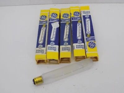 LOT OF 5 NEW GE FG648-X 120 volt 20 watt Frosted Lamp Tube - Image 1 of 3