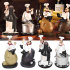 Model Chef Statue Figurines Kitchen Decor With Potatoes Resin Ornaments Gift Wik
