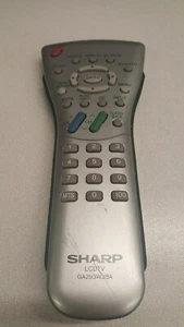 SHARP GA293WJSA LCD TV Control Remoto ¡FALTA CUBIERTA DE BATERÍA! - Imagen 1 de 3