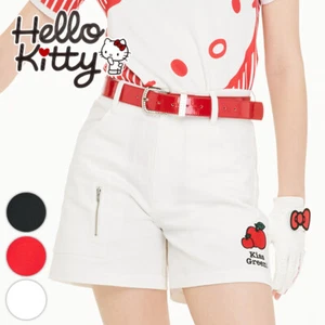 Hello Kitty Golf Short Pants Apple Patch Golf wear Women Simple New Japan - Picture 1 of 14