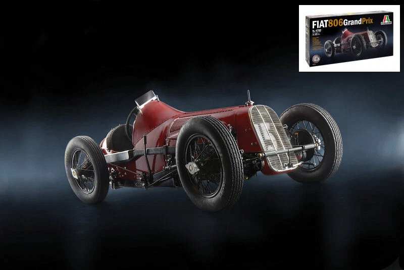 Modellino kit di montaggio Italeri FIAT 806 GRAND PRIX GP MODEL KIT 1:12 - Immagine 1 di 1
