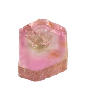 Rubellite Tourmaline Crystal Polished Slice (EA6596) Madagascar Mineral Gem - Picture 1 of 5