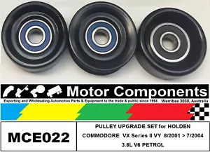 PULLEY UPGRADE SET for HOLDEN COMMODORE VX Series II VY 8/2001 > 7/200. - Picture 1 of 3