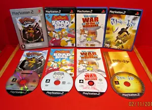 PS2 Games Pal With Manuals Simpsons Road Rage Mark Kri Ratchet Tom & Jerry (G) - Picture 1 of 13