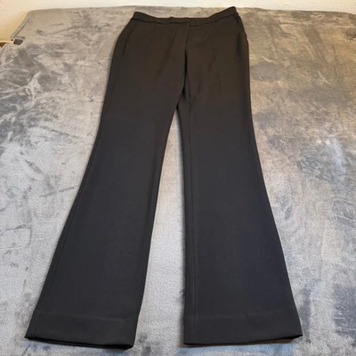 White House Black Market The Slim Black Flare Dress Pants Womens size 4 30x32" - Image 1 of 4