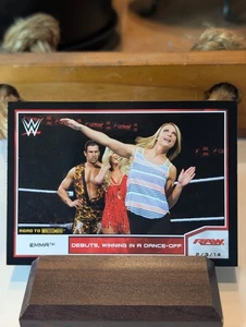 2014 Topps WWE Road to Wrestlemania Emma Debuts Winning in a Dance-Off #78 - Picture 1 of 2