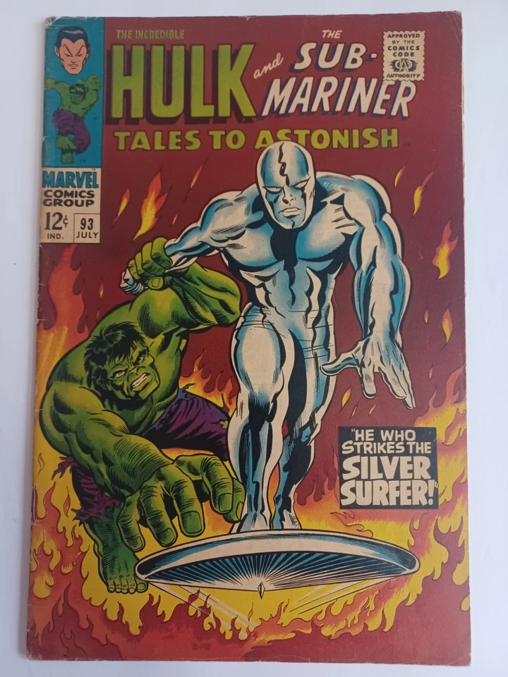 Tales to Astonish #93 - Hulk - Silver Surfer - 1967 - VG - Image 1 of 4