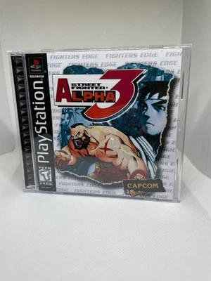 Street Fighter Alpha 3 PS1 Replacement Case - NO GAME NO MANUAL - Image 1 of 3