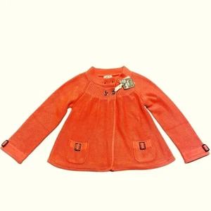 Matilda Jane Coral Casual Sweater Jacket Size 12 Swing Chunky - Picture 1 of 9