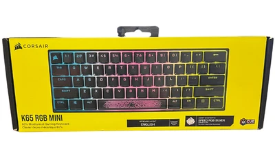 Corsair K65 RGB Mini Mechanical Gaming Keyboard Open Box USB-C Cherry MX - Image 1 of 4