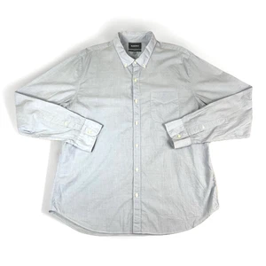 Bonobos Men’s 2XL Slim Fit Blue Oxford Shirt Long Sleeve Cotton Button-Up Casual - Picture 1 of 9
