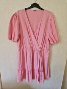 BNWOT George Longline Wrap Blouse. Size 24. Pink Waffle Fabric . Short Dress? - Picture 1 of 8