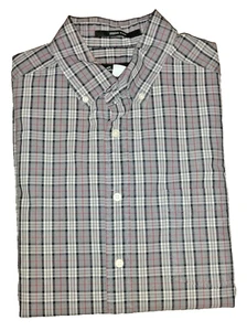 Camisa Eddie Bauer Legend para hombre lavada manga larga a cuadros abotonada talla L - Imagen 1 de 4