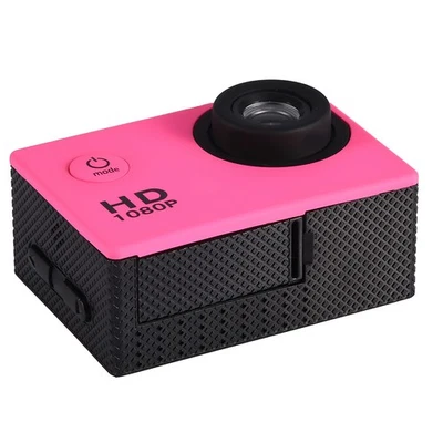 Waterproof Outdoor Cycling Sports Mini DV Action Camera Camcorder (Pink) - Image 1 of 4